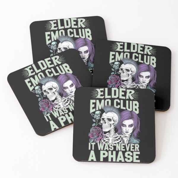 Item preview, Elder Emo Club It Was Never A Phase designed and sold by Redgiant87x.