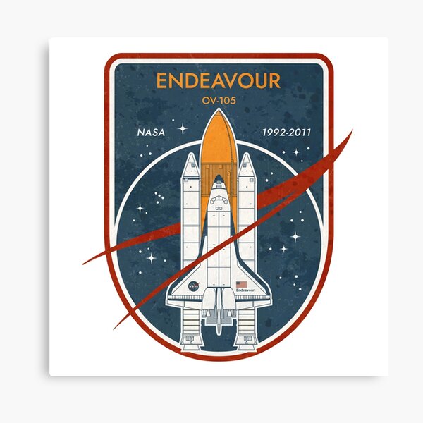 Endeavour Space Shuttle. NASA 1992-2011. Commemorative Badge