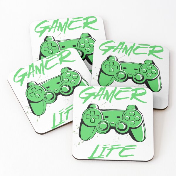 Item preview, Gamer Life green gaming designed and sold by TeerifficTees4U.