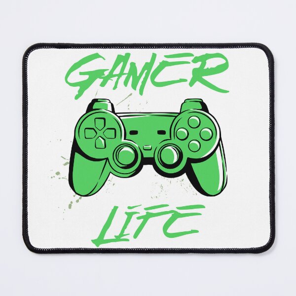 Item preview, Gamer Life green gaming designed and sold by TeerifficTees4U.