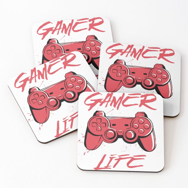 Item preview, Gamer Life red gaming designed and sold by TeerifficTees4U.