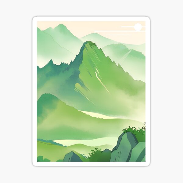 Mountain Sticker