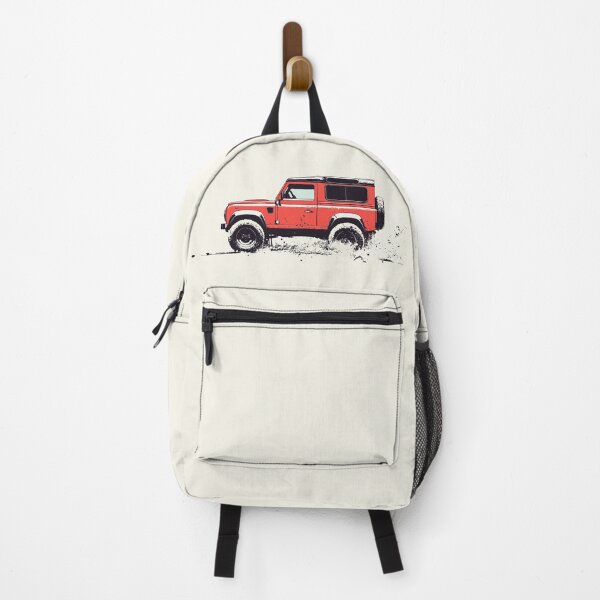 Item preview, Red D90 Vintage 4x4 Side View designed and sold by blackdogshop.