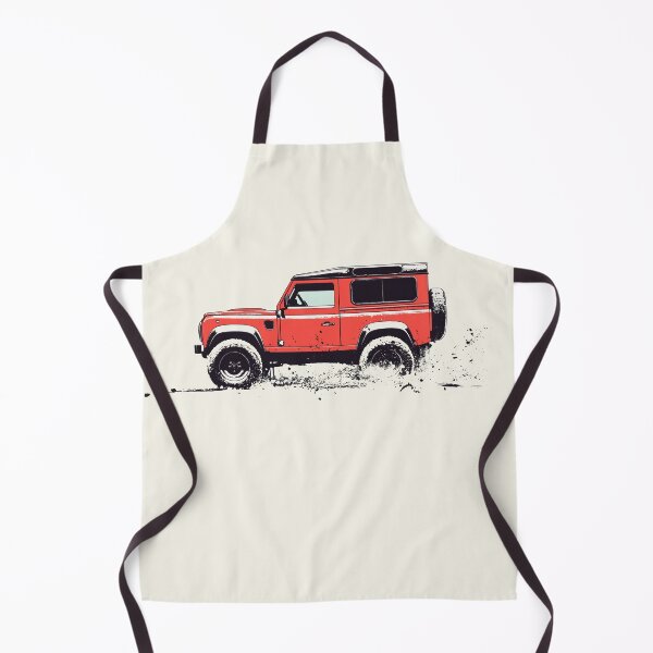 Item preview, Red D90 Vintage 4x4 Side View designed and sold by blackdogshop.