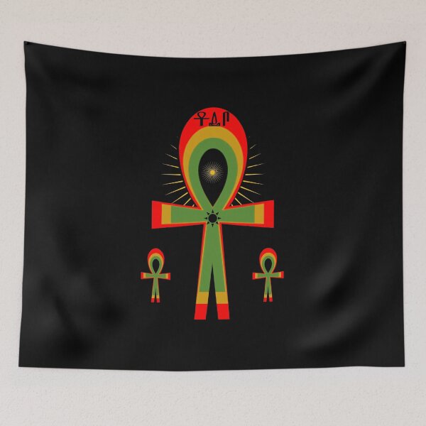 Aperçu de l'œuvre T-shirt égyptien Ankh Cross créée et vendue par Rahimseven.