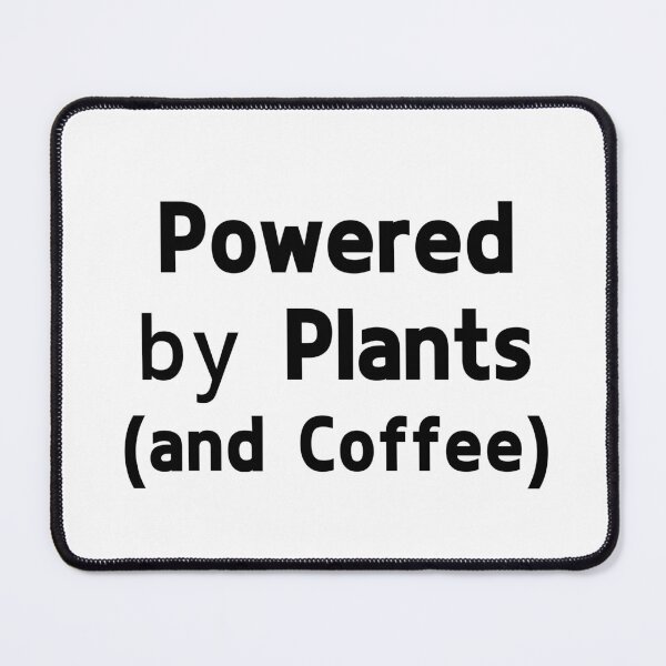 Item preview, Powered by Plants (and Coffee) – Vegan Energy Boost designed and sold by VirginieSan.