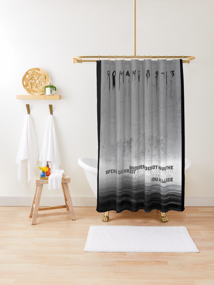 Thumbnail 1 of 5, Shower Curtain, Spirit of Christ designed and sold by nathanblixt.