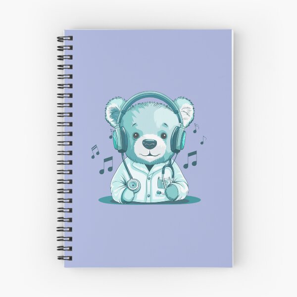 Item preview, Melodic Healing: Hospital Playlist Music Bear Doctor Sticker designed and sold by zax454.