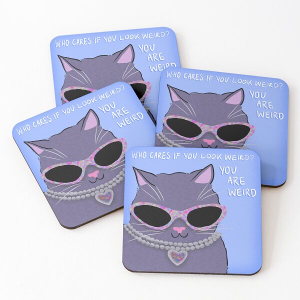 Item preview, Who Cares If You Look Weird? designed and sold by mmoonechildd.