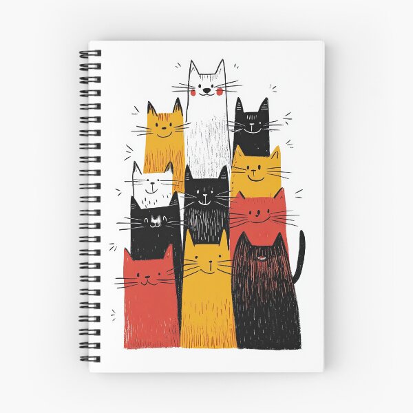 Item preview, Artistic Cat Renderings With Simplified Dynamic Graphic Shapes designed and sold by Piotrek0001.