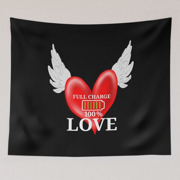Item preview, Full charge Funny Valentines day  designed and sold by TheEndDesign.
