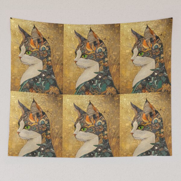 Item preview, Rag Doll Cat Klimt Style designed and sold by peterlawrence13.