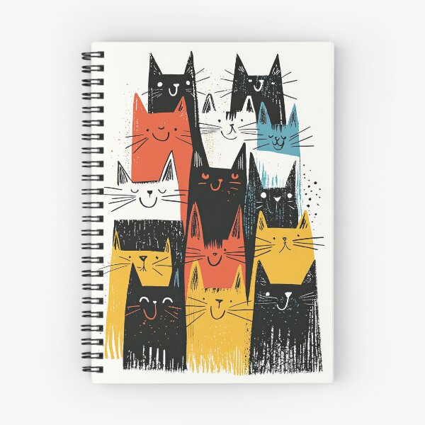 Item preview, Creative Cat Imagery Merging Vintage Charm and Abstraction designed and sold by Piotrek0001.