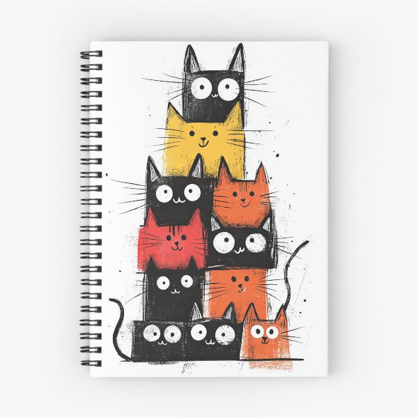 Item preview, Dynamic Cat Portraits Showcasing Minimalist Graphic Design Trends designed and sold by Piotrek0001.