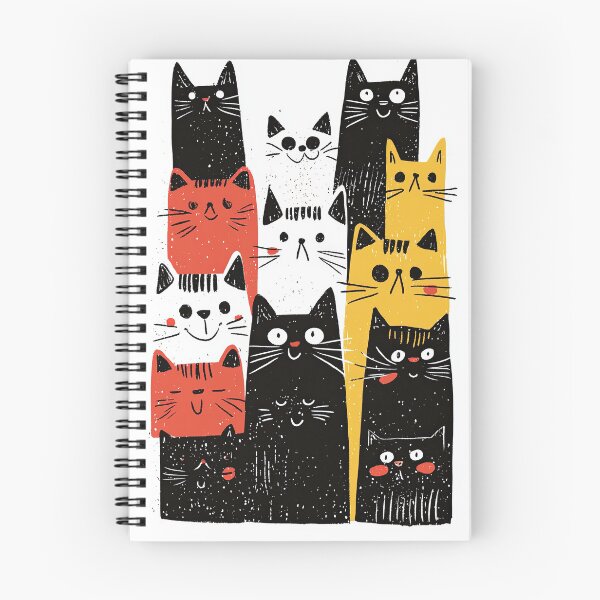 Item preview, Unique Cat Figures Displaying Bold Modern Graphic Expression designed and sold by Piotrek0001.