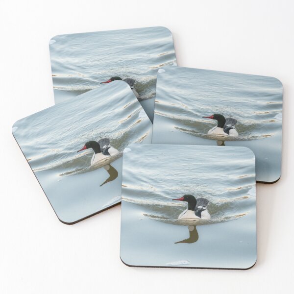 Item preview, Common Merganser On the Move designed and sold by Debra Martz.