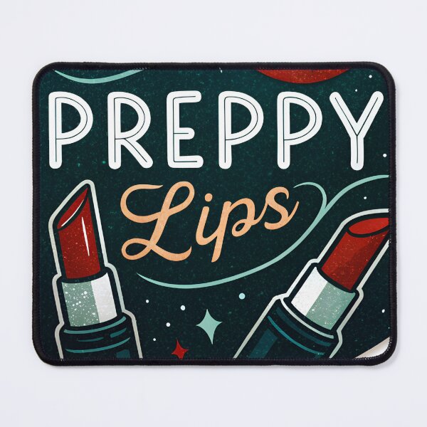 Item preview, Preppy lipstick text designed and sold by AhArtMe.