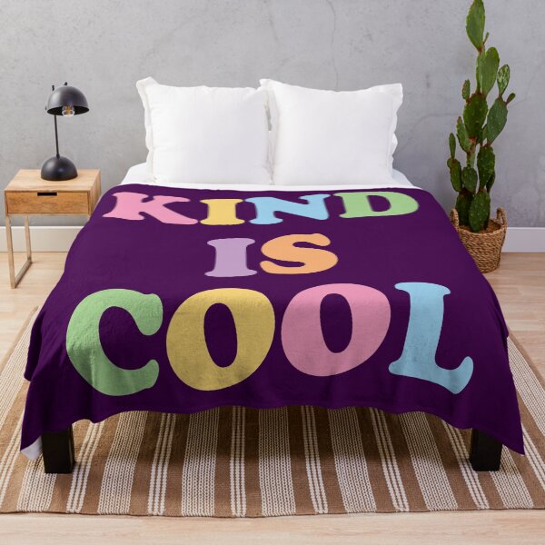 Item preview, KIND IS COOL Dopamine Happy Love Graphic Print designed and sold by fancysarah.
