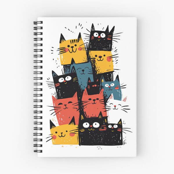 Item preview, Vintage Cat Imagery Highlighted By Bold Graphic Contrasts designed and sold by Piotrek0001.