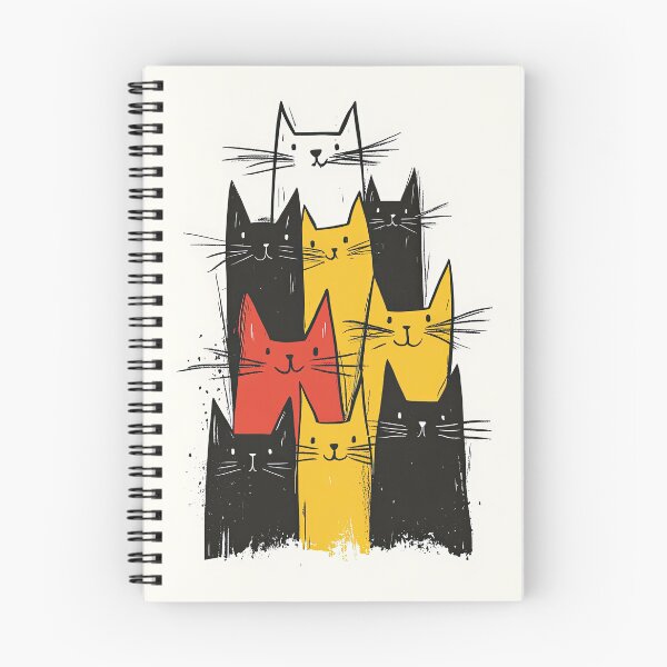 Item preview, Artistic Cat Figures In Striking Minimalist Line Illustrations designed and sold by Piotrek0001.