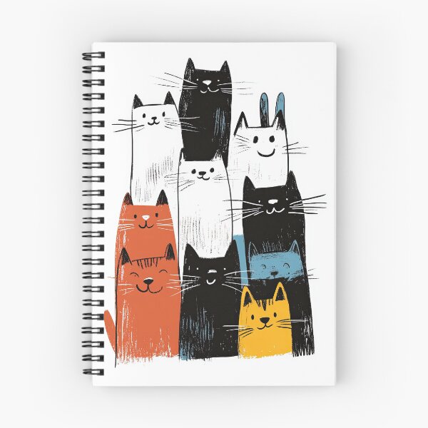 Item preview, Contemporary Cat Art Featuring Bold Graphic Minimalist Forms designed and sold by Piotrek0001.