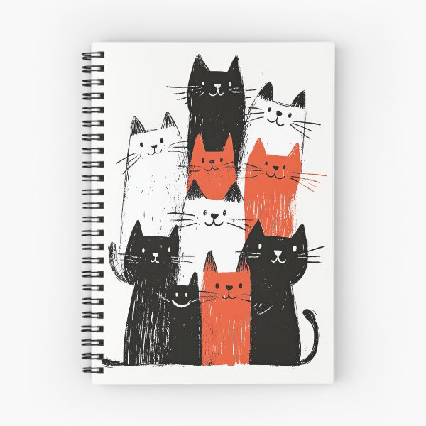 Item preview, Abstract Cat Figures In Energetic Bold Color Schemes designed and sold by Piotrek0001.