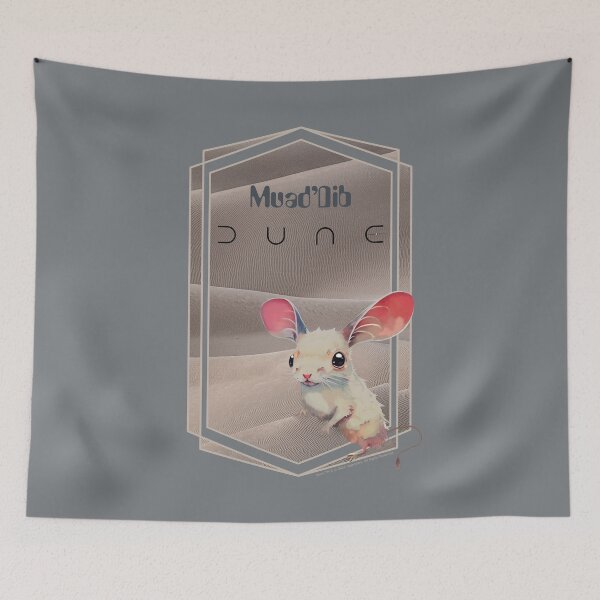 Item preview, DUNE. Sand Mouse (gray background) designed and sold by bekksa.