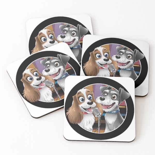 Item preview, Two Dogs Karaoke - no text designed and sold by matteflor.