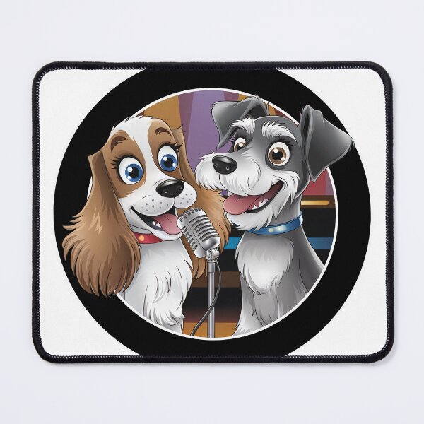 Item preview, Two Dogs Karaoke - no text designed and sold by matteflor.
