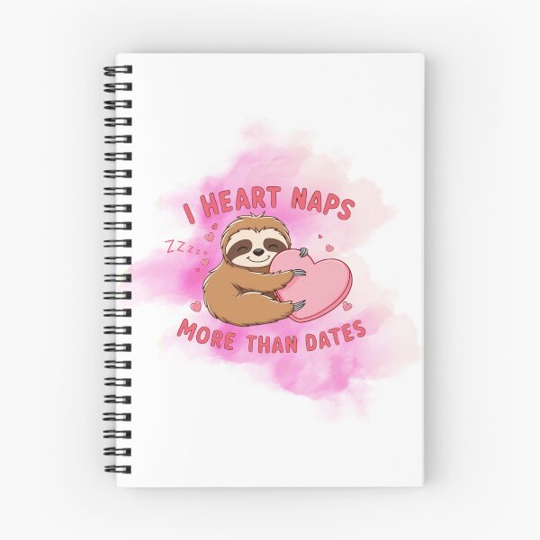 Item preview, Sloth Heart Naps Valentine's Day Design designed and sold by LOLThreads.