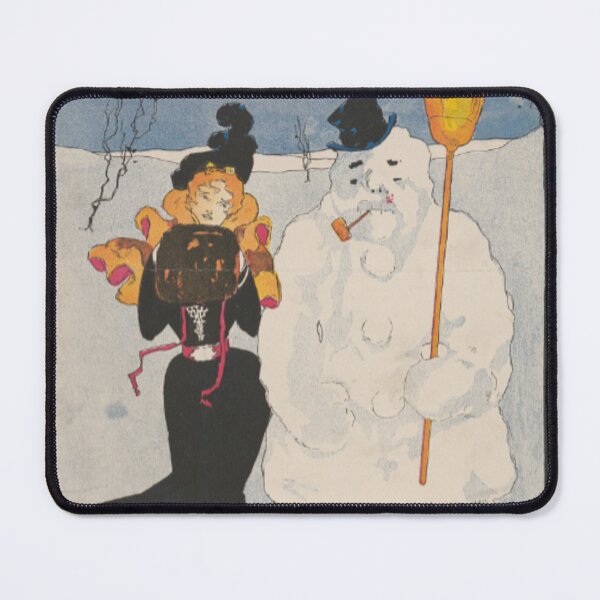 Item preview, Winter Snowman Print designed and sold by TwoSpiralsDesigns.