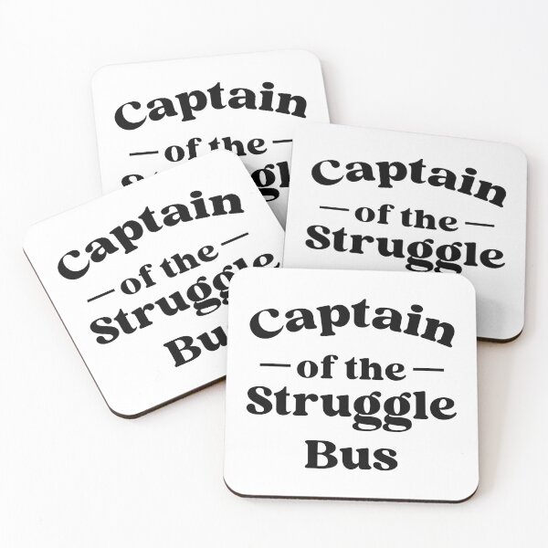 Item preview, Captain of the struggle bus  designed and sold by designing01Ar3.