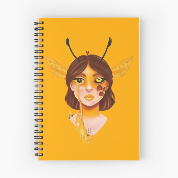 Item preview, Bee Goddess Honey Drip Portrait | Fantasy Insect Woman Art Illustration designed and sold by dada-theartist.