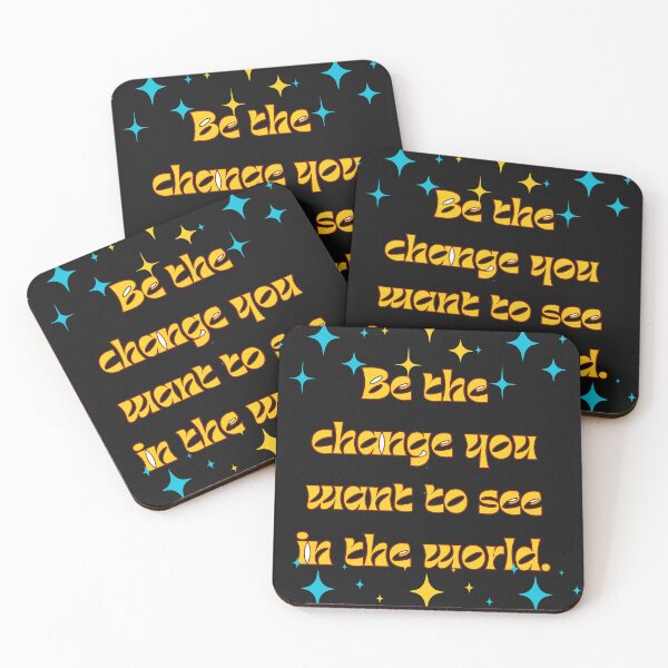 Item preview, Quote Be the change you want to see in the world. Vintage Retro designed and sold by ugsdesignS.