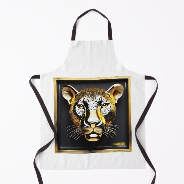 Item preview, Gold & Silver Leopard head designed and sold by Drone-tees.