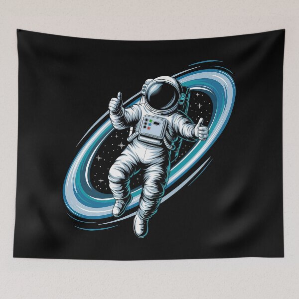 Item preview, Cool Astronaut Floating in Space with Cosmic Portal designed and sold by Infinitee8hirts.