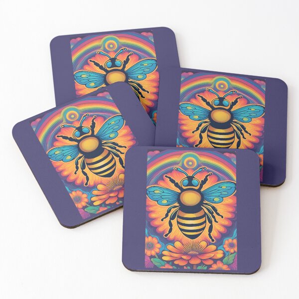 Item preview, Bee, Colorful Bee designed and sold by GOLDENGARDENART.