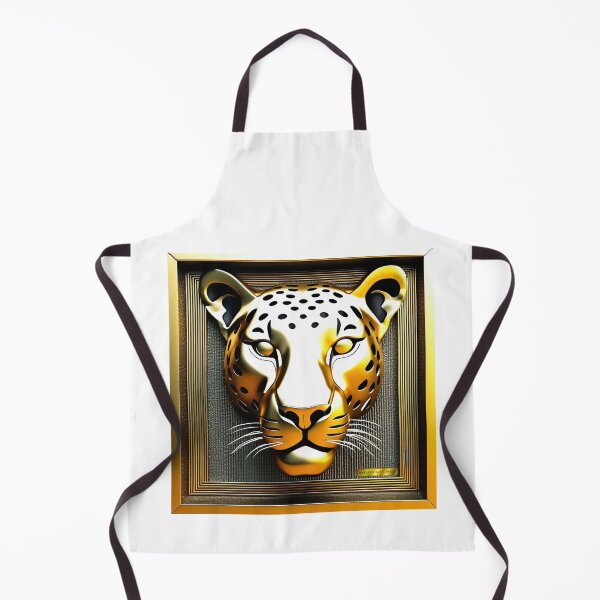 Item preview, Gold & Silver Leopard head designed and sold by Drone-tees.