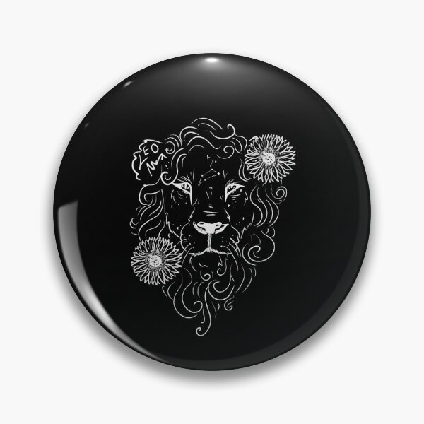 Item preview, Leo sunflower lion white designed and sold by TheDoodlemancer.