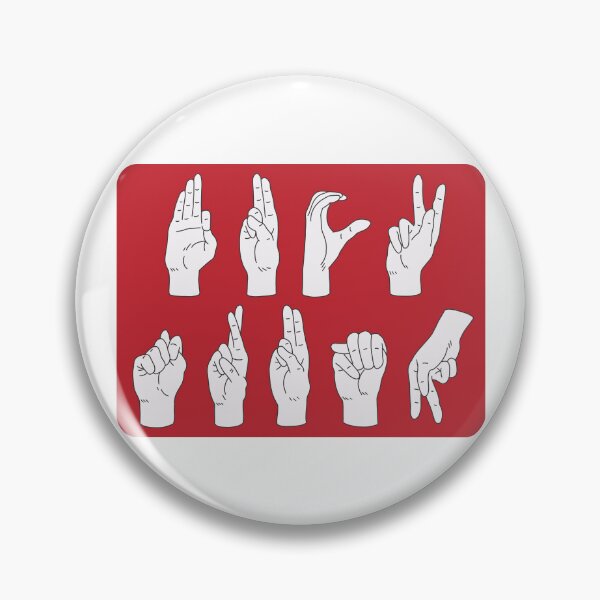 Item preview, ASL American Sign Language Fuck Trump designed and sold by Metro Bionic.