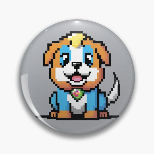 Item preview, Cute pixel art dog designed and sold by RJsphotography and More.