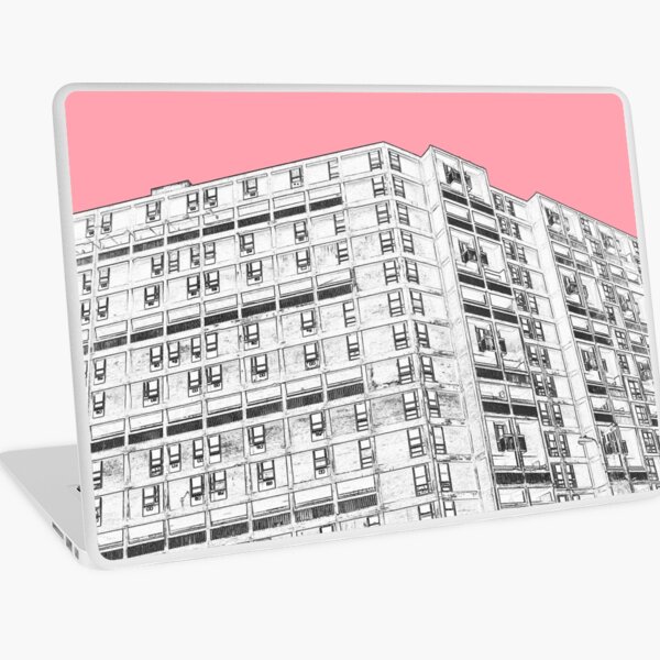 Park Hill Sheffield Pink Laptop Skin