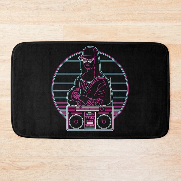 Item preview, Mona Lisa in the 80s - Neon Boom Box Retro designed and sold by therocketman.