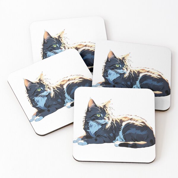 Item preview, Gentle Grey Purrs designed and sold by KawaiiUplift27.