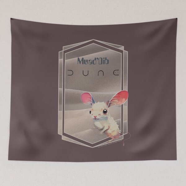 Item preview, DUNE. Sand Mouse (brownish gray background) designed and sold by bekksa.