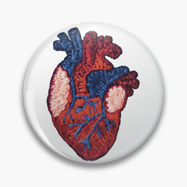 Item preview, Embroidered heart designed and sold by asiddesign.