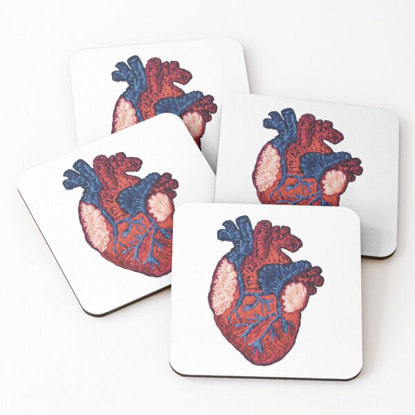 Item preview, Embroidered heart designed and sold by asiddesign.