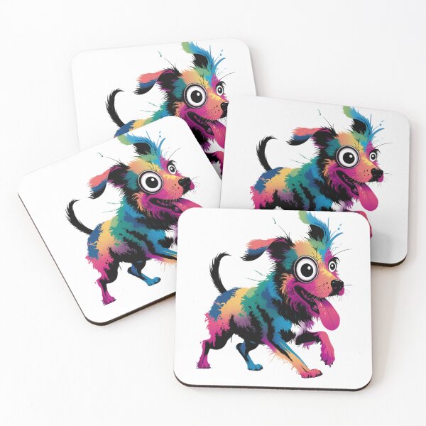 Item preview, Vibrant Paw Power: arte para mascotas atrevido y colorido designed and sold by Petpixy.