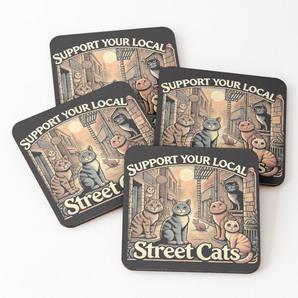 Item preview, Support Your Local Street Cats designed and sold by WeLoveCatss.