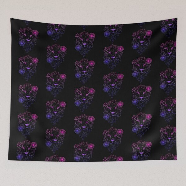 Item preview, Leo sunflower lion bi flag designed and sold by TheDoodlemancer.